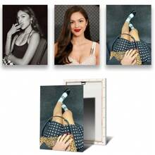 1pc/3PCS Wall Arts Posters Rock Sweetheart Olivia Rodrigo Pop Suitable For Residential And Dormitory Walls, Living Room And Bar Decoration, Dining Room Or Bathroom, Room Decoration, Frameless High-Quality, Indoor/Outdoor Canvas Art, Frameless/Framed