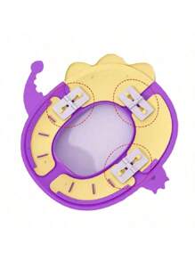 1pc TPE Soft Packaging Children's Portable Folding Travel Toilet Seat With Non-Slip Silicone Pad Potty Training Seat Toilet Ring Foldable Washable Toilet Seat Mat Suitable For Toddlers, Boys And Girls