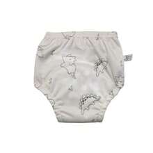 Paquete de 3 pantalones de entrenamiento para ir al baño reutilizables y lavables para niños y niñas pequeños, con patrones de animales lindos, ajuste regular, sin cintura, estiramiento medio, pantalones de pañal de entrenamiento para recién nacidos, material suave para lavar a máquina o a mano - un gran regalo para baby shower para varias ocasiones