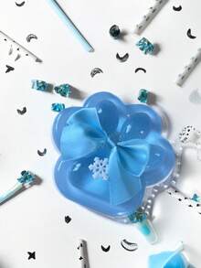 1PC Rainbow Color Stacking & Transparency Tabas Squishy Cute Stress Relief Glitter Cat Paws: Portable Fidget Squeeze Toys For Your Desk And On The Go, Ideal Holiday Gifts, Small Gift Ornament Cute Fun , Christmas Gift, Party Favors, Gift Bag Fillers, Classroom Prizes,Funny - Multicolor - View 5