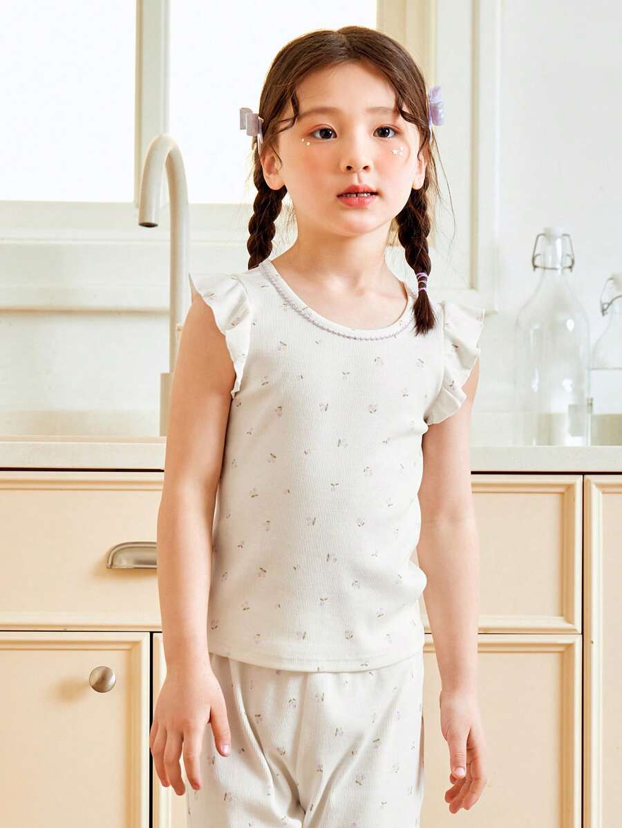 mini bala Girls' Modal Camisole Summer New Baby Skin-Friendly Breathable Thin Innerwear