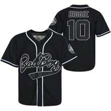 Kekambas #10 Smalls Bad Boy Jersey 90S Hip Hop Movie Baseball Jersey For Men Black
