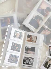 1pc/3-Inch Mini Photo Album Photocard Binder Holder For Inst Ax Mini LiPlay EVO 7s 8 8+ 9 11 25 26 50s 70 90 Film, Snap Snap Touch PIC-300 Z2300 Mint Zip Instant Camera Printer Back To School,Back To School,School Supplies