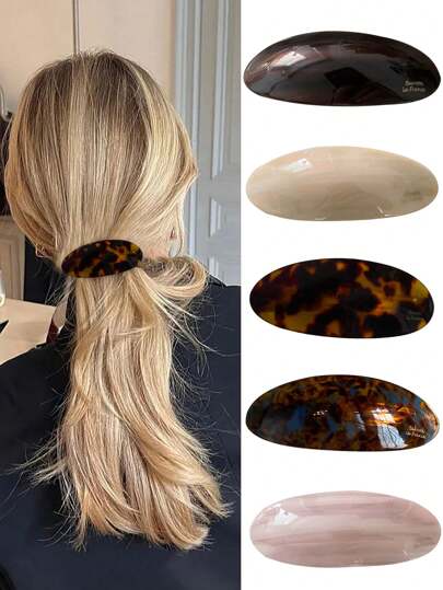 1 pièce Clip à cheveux élégant français doré brillant, accessoire de coiffure demi-chignon, style pince, convient pour le quotidien, les vacances, les cadeaux de fête, barrettes à cheveux, pinces à cheveux, épingles à cheveux, fournitures scolaires