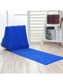 1 Stück Premium PVC Velours Dreieck Strandmatte, aufblasbare Stütze, faltbare Schlafunterlage, geeignet für Outdoor-Aktivitäten, feuchtigkeitsabweisend & tragbares Design