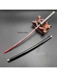1 pieza Espada de Samurái - Material de aleación de zinc - Periférico de juego y anime - Modo arma - Decoración del hogar - Juguete espada - Regalo de cumpleaños - Día de San Valentín - Regalo perfecto - Coleccionable