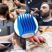 10-Piece Professional Hair Clipper Guards & Cutting Guide Combs For Barber Shops - Precision Styling Tools For Electric Clippers - Multicolor - View 9