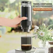 Portable Electric Espresso Machine - USB Rechargeable, Compact Travel Coffee Maker For Camping, Car, RV, And Office Use, Ideal For Coffee Lovers, Coffee Maker For Travel(Non Heated Style)Need To Add Hot Water!