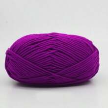 1pc 50g 5-Stranded Cotton Yarn, Suitable For DIY Weaving Bags, Scarves, Hats, Sweaters, Home Textiles