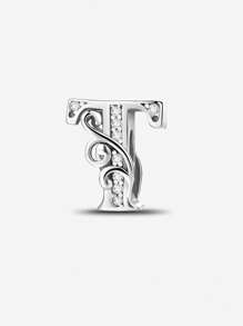 1 PC Vine Letters Beads Pendant Charm Pendant Ball Suitable For Bracelets DIY Women's Jewelry