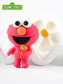 Sesame Street 1pc  Officially Licensed Elmo With David Refrigerator Magnets Fridge Sticker Fridge Magnets Cartoon Fridge Magnet Stickers Cute For Magnet Boards Fridge Home Office Decor - Red - View 4