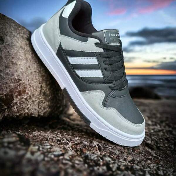 Tênis masculino de adulto casual streat linha premium skateboard confortável lançamento envio imediato