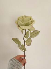 1/3pcs 19.7inch Long Stem Rose Artificial Flower, Burnt Rose, For DIY Flower Wall, Scene Layout, Living Room And Bedroom Vase Floral Art, Wedding, Party, Garden Decoration, Table Centerpiece, Home Decor,Room Decor,Bedroom Decor,Mother's Day Gifts, Birthday, Graduation Decoration, Back To School Season