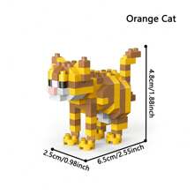 Bloques de construcción con partículas de tamaño micro de la serie de mascotas perro, un juguete que ejercita los dedos y la capacidad de pensamiento, apropiado para principiantes en bloques de construcción como regalo, 1 pieza