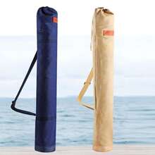 Outdoor Portable Canvas Fishing Rod Bag, Thick Fishing Umbrella Bag, Collapsible Shade Umbrella Bag For Fishing Rod