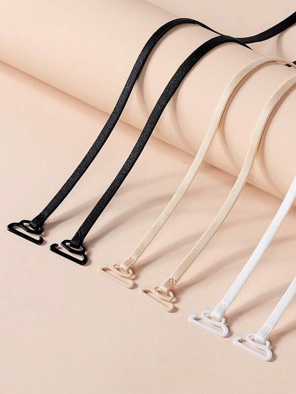 Clear Invisible Bra Strap Clips, Non-Slip Adjustable Shoulder Strap Accessories For Backless Dresses