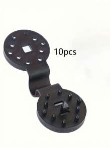 10/50/100pcs PP Sunshade Clip - Multi-Purpose Black Greenhouse Net Fixator, For Secure Waterproof Cloth Fastening And Outdoor Camping Equipment