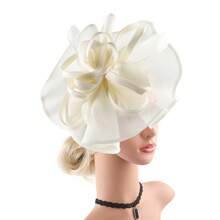 1pc Elegant Flower Cocktail Fascinators Hat Women Kentucky Derby Feathers Church Pillbox Hat Headband With Hair Clip1920s Headdress For Lady Girls Tea Party Accessories Hat, Tiny Hats, Mini Fascinator, Mini Cap - Multicolor - View 13