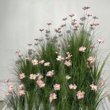 5/3/1pc 逼真人造洋葱草甸 Elbella 花，塑料仿真地面植物，| 户外人造绿植 | 适用于庭院、餐厅装饰、户外花园、窗框装饰、室内外家居装饰 - 彩色 - 查看 10