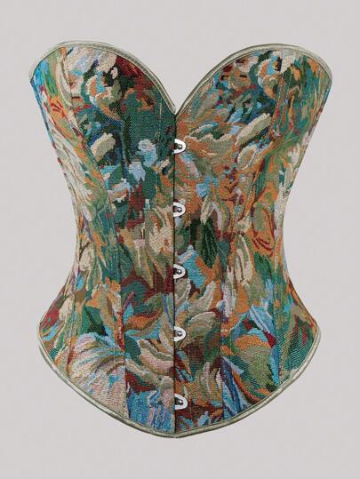 Modne damskie topy bez ramiączek Eleganckie europejskie i amerykańskie sznurowane seksowne gorsety Slim Fit Streetwear Top