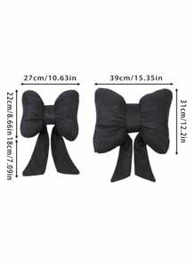 1pc Bowknot Ribbon Car Headrest Neck Pillow Creative Cotton And Breathable Comfortable Car Pillow Goddess Automotive Supplies