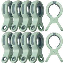 10 Pack Multi-Functional Plastic Strong Clips For Beach Sunbathing, Pool Parties, Hanging Towels, Wet Swimsuits, Blankets Clothing Towel Holder Clips For Clothes Pool Boat