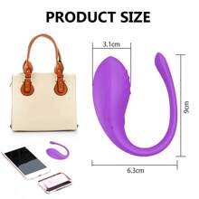 Mini Fernbedienung Höschen Vibrator mit App, Ferngesteuerte G-Punkt Stimulator Ei Vibratoren mit Bluetooth für Erwachsene, aufladbar mit 10 Vibrationsstufen, Sexspielzeug für Frauen und Paar, leistungsstarke und diskrete Vibrationen für Frauen und Paar