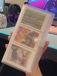 1pc/3-Inch Mini Photo Album Photocard Binder Holder For Inst Ax Mini LiPlay EVO 7s 8 8+ 9 11 25 26 50s 70 90 Film, Snap Snap Touch PIC-300 Z2300 Mint Zip Instant Camera Printer Back To School,Back To School,School Supplies