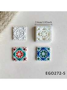 Molde de Argila Macia de Tijolos Florais Retrô, Molde de Corte de Alta Precisão, Presente Feito à Mão, Presilha, Jóia, Pingente, Ferramenta de Corte de Argila, Molde Criativo Decorativo DIY para Brincos, Broches, Etc.