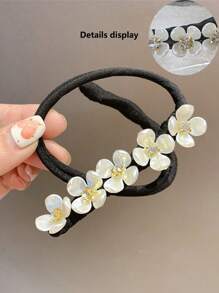 2/1pc Elegant Pearl Hair Curler, Pearl Decorated Hair Tie - Chic Bracelets And, Suitable For Teenagers And Adults, Fashionable Faux Pearl, Suitable For Women And Girls, Create Fluffy Buns, The Number Of Pearls Is Not Fixed (1 Piece Minimum) Hair Ties Ponytail Holders Hair Elastics Hair Rubber Bands Scrunchies Hair Rope Elastic Hair Tie, Hair Bobbles ,Head Piece