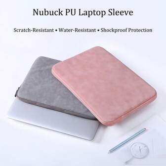 Premium Protective Laptop Sleeve For 13-15.6 Inch Air/Pro, Asus, HP | Water-Resistant Design With Reinforced Zipper & Lightweight Portability