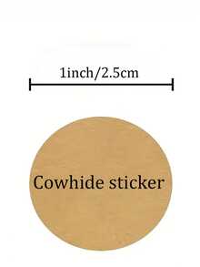 With One Roll In Hand, You Can Pack Without Any Worries! This Value-For-Money Roll Of 500 Kraft Paper Stickers Is Specially Designed For Jewelry And Craft Packaging. Whether It Is Used For Canned Packaging Labeling Or As A Good Assistant For Store Owners To Organize And Store, Its Blank Round Sticky Design Can Easily Adapt To Canning, Beading, Jewelry Making And Display, Making It An Ideal Choice For Packaging Supplies - Brown - View 3
