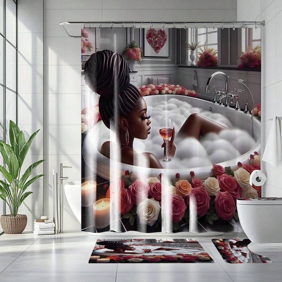 Shower Curtains Shower Curtain Sets Curtains Digital Printingbathroom Decor Fall Decor Bathroom Accessories Back To School