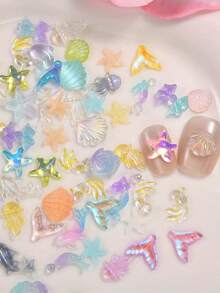1/10/20/50PCS 3D Hình Bướm Trang Sức Nghệ Thuật Làm Móng Tay, Màu Bạc Đá Quý Trang Trí Móng Tay, Phụ Kiện Trang Trí Móng Tay Tự Làm Đá Quý Trang Trí Móng Tay - Nhiều màu - Xem 3