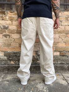 MEN'S BALLOON JEANS PANTS - Lilac Purple - View 2