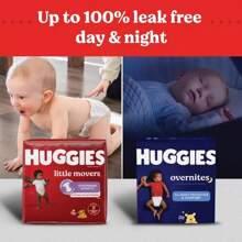 Huggies Little Movers Baby Disposable Diapers - (Select Size And Count)