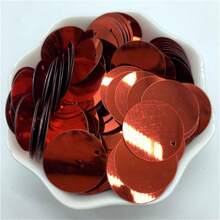 200 szt. 20 mm płaskie okrągłe cekiny z 1 otworem bocznym PVC płaskie okrągłe luźne cekiny paillettes szycie rękodzieło DIY ślubny wisiorek