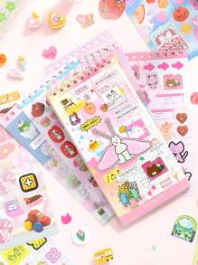 Set de 20 pegatinas retro recortadas, serie Momentos Maravillosos, adecuadas para hacer scrapbooking, diarios, oficina, hogar, etiquetado, papelería, fundas de teléfono, portátil, botellas, equipaje, monopatín, juguetes, decoración DIY de regreso a la escuela