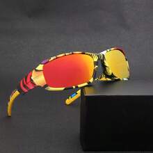 1 Pair Vintage Colorful Frame Glasses, Unisex, PC Material Durable, Suitable For Everyday Use And Parties