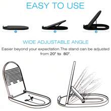 1pc Portable Foldable Desktop Cellphone Stand, Adjustable Multi-Angle Holder For Smartphones, Tablets, IPad, Suitable For Home, Office And Travel