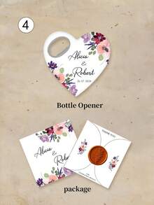 Customizable Wedding Favor, Bottle Cap Magnet, Customized Bottle Cap Magnet And Packaging Box, Wedding Magnet, Bottle Cap Magnet, Wedding Favor, Wedding Thank You Favor, Customized Wedding Favor, Personalized Bottle Cap Magnet - Multicolor - View 45