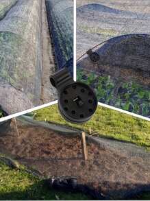 10/50/100pcs PP Sunshade Clip - Multi-Purpose Black Greenhouse Net Fixator, For Secure Waterproof Cloth Fastening And Outdoor Camping Equipment