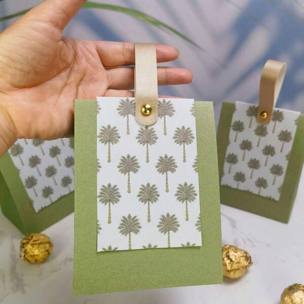 5 stuks papieren geschenkdoos voor bruidsfeestjes, geschenkdoos voor Coconut Grove, viering van de nationale feestdag, klein geschenkdoosje voor een verjaardagsfeestje