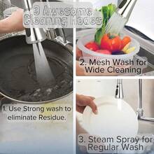 1 件可调节水槽水龙头延长器、防溅喷雾器、通用厨房水龙头转接头