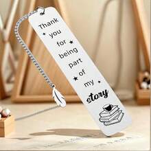 金属雕刻书签，爱书人书签，适合女性、男性、青少年男孩和女孩，阅读配件书签礼物，适合返校、毕业、退休、感恩节和圣诞节（3 种款式） - 銀色 - 查看 3