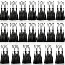 100 Pcs Light Blue Mini Tassels 13cm/5in With Loop For Bookmarks, Jewelry Making, DIY Projects By Creatrill