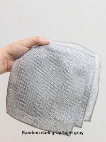 50/20/10/5/2pcs Metal Mesh Scrubbing Pads, Multi-Purpose Metal Wire Dish Cleaning Rags, Easy To Rinse, Reusable, Metal Wire Cleaning Cloths, Metal Wire Dish Washing Rags, Kitchen, Sink, Pots, Dishware And Utensils Washing And Cleaning, Sink, Countertop, Stove, Reusable Kitchen Cleaning Towels, Dish Cloths, Lint-Free, Stripe-Free, Washable Rags, Kitchen Supplies, Kitchen Cleaning Tools, Kitchen Items, Cleaning