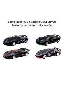 Carrinho De Controle Com Farol 5 Funções Premium Preto - Preto - Visão 5