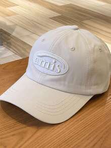 字母刺绣红色棒球帽，男女通用软顶棒球帽，春夏 - 彩色 - 查看 16