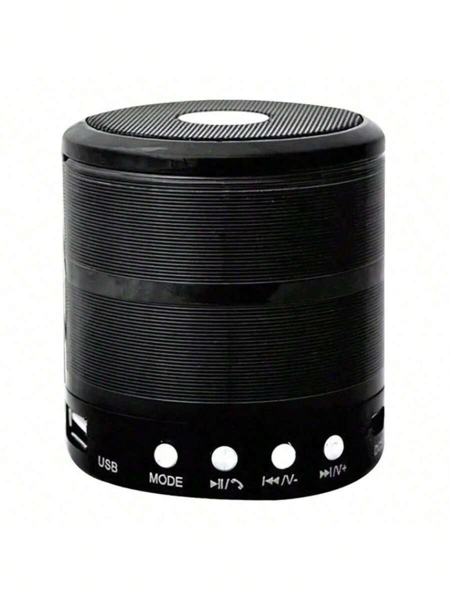 Portable Usb Sd Fm Mini Bluetooth Speaker Rechargeable Amplified SomY887 Speaker Box 887 - 黑色 - 查看 1